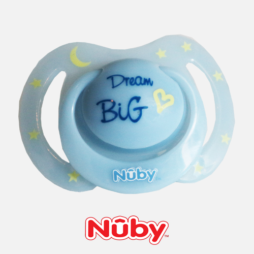 Nuby Speentje Blauw Dream Big